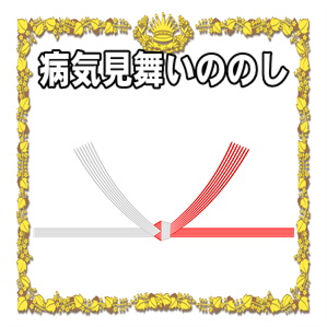 病気見舞いののし袋に関する水引や表書きの書き方を解説