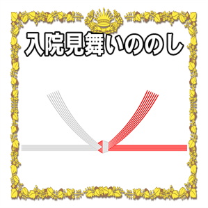 入院お見舞いののし袋に関する水引や表書きの書き方を解説